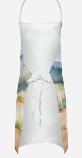 Siberian Husky - Welcome Cowboy Apron for Cooking, Baking and Crafts for Adult Women and Men - Unisex Large