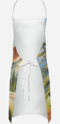 Sussex Spaniel - Cowboy Apron for Cooking, Baking and Crafts for Adult Women and Men - Unisex Large