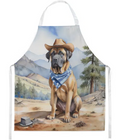 Poodle II - Welcome Cowboy Apron for Cooking, Baking and Crafts for Adult Women and Men - Unisex Large