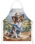 Papillon - Welcome Cowboy Apron for Cooking, Baking and Crafts for Adult Women and Men - Unisex Large