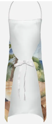 Cocker Spaniel III - Welcome Cowboy Apron for Cooking, Baking and Crafts for Adult Women and Men - Unisex Large