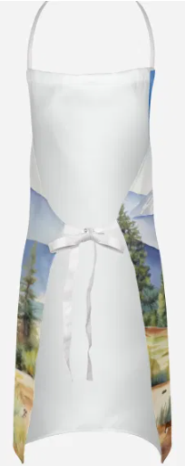 Black Poodle II - Welcome Cowboy Apron for Cooking, Baking and Crafts for Adult Women and Men - Unisex Large