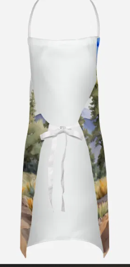 Labradoodle II - Welcome Cowboy Apron for Cooking, Baking and Crafts for Adult Women and Men - Unisex Large