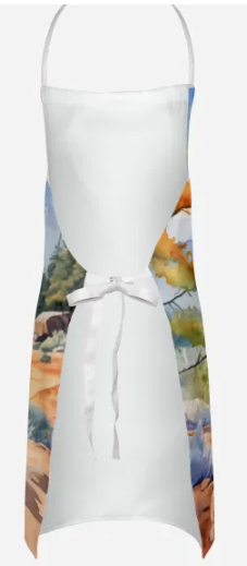 Dachshund II - Welcome Cowboy Apron for Cooking, Baking and Crafts for Adult Women and Men - Unisex Large