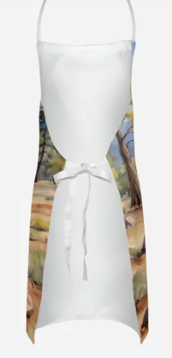 Pit Bull Terrier II - Welcome Cowboy Apron for Cooking, Baking and Crafts for Adult Women and Men - Unisex Large