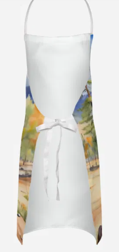 Lakeland Terrier - Welcome Cowboy Apron for Cooking, Baking and Crafts for Adult Women and Men - Unisex Large