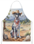 Great Dane - Welcome Cowboy Apron for Cooking, Baking and Crafts for Adult Women and Men - Unisex Large