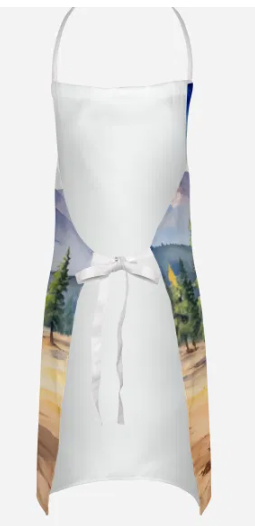 Jack Russell Terrier - Welcome Cowboy Apron for Cooking, Baking and Crafts for Adult Women and Men - Unisex Large