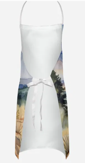 Bearded Collie - Welcome Cowboy Apron for Cooking, Baking and Crafts for Adult Women and Men - Unisex Large