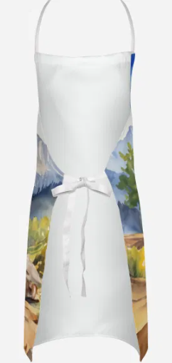 Brussels Griffon - Welcome Cowboy Apron for Cooking, Baking and Crafts for Adult Women and Men - Unisex Large