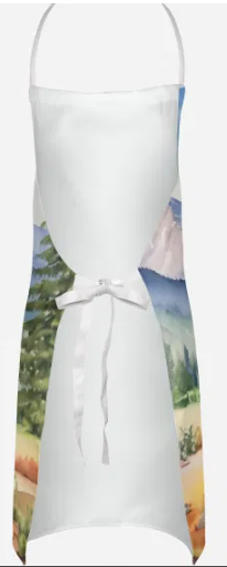 Belgian Sheepdog - Welcome Cowboy Apron for Cooking, Baking and Crafts for Adult Women and Men - Unisex Large