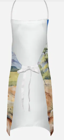 Basenji - Welcome Cowboy Apron for Cooking, Baking and Crafts for Adult Women and Men - Unisex Large