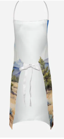 Bull Terrier - Welcome Cowboy Apron for Cooking, Baking and Crafts for Adult Women and Men - Unisex Large