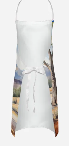 Australian Cattle Dog - Welcome Cowboy Apron for Cooking, Baking and Crafts for Adult Women and Men - Unisex Large