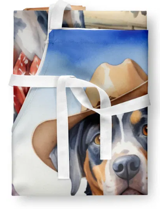 Catahoula - Welcome Cowboy Apron for Cooking, Baking and Crafts for Adult Women and Men - Unisex Large