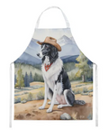 Borzoi - Welcome Cowboy Apron for Cooking, Baking and Crafts for Adult Women and Men - Unisex Large