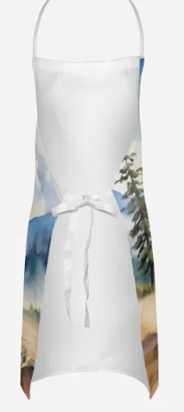 Alaskan Malamute - Welcome Cowboy Apron for Cooking, Baking and Crafts for Adult Women and Men - Unisex Large