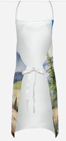 Alaskan Klee Kai - Welcome Cowboy Apron for Cooking, Baking and Crafts for Adult Women and Men - Unisex Large