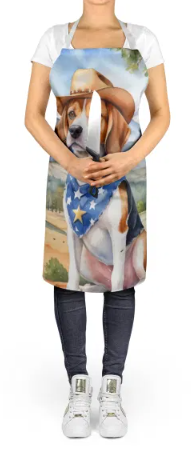 Beagle - Welcome Cowboy Apron for Cooking, Baking and Crafts for Adult Women and Men - Unisex Large