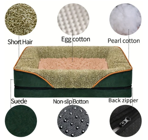 Sofa Bed with Removeable Washable Cover for Dogs