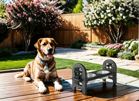 Adjustable Food and Water Bowls for Travel for Dogs and Cats