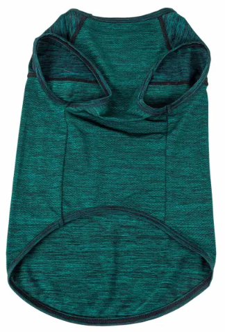 Pet Life - Active 'Aero-Pawlse' Heathered Quick-Dry And 4-Way Stretch Tank Top Shirt for Dogs