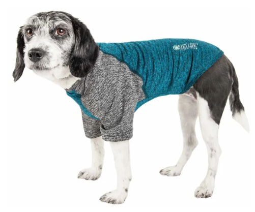 Pet Life - Active 'Hybreed' 4-Way Stretch Two-Toned Performance T-Shirt for Dogs