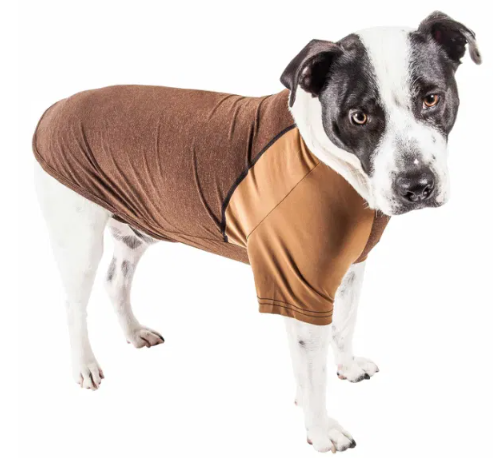 Pet Life - Active 'Hybreed' 4-Way Stretch Two-Toned Performance T-Shirt for Dogs