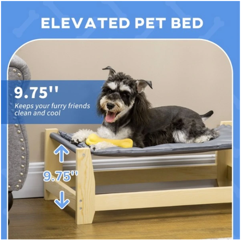 Elevated Hammock Bed for Small and Medium Size Dogs