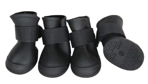 Pet Life - Elastic Protective Multi-Usage All-Terrain Rubberized Shoes for Dogs