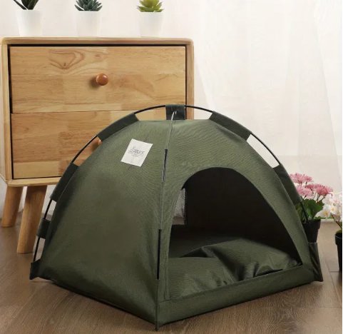 Portable Tent Cave For Cats And Small Dogs With Removable Non-Slip Soft