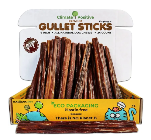 100% Natural Beef Gullet Sticks Chews Treats for Dogs