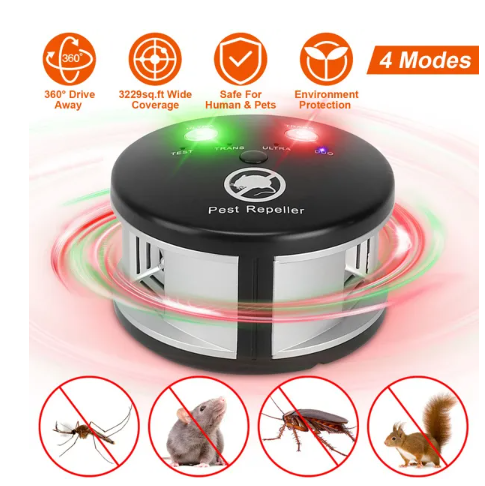 360° Ultrasonic Pest Repeller Electronic Plug-in Pest Control