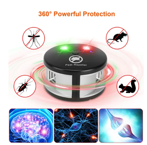 360° Ultrasonic Pest Repeller Electronic Plug-in Pest Control