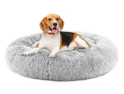 Sweetcrispy - Anti-Slip Round Plush Bed for Dogs and Cats - Large and X Large