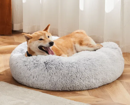 Sweetcrispy - Anti-Slip Round Plush Bed for Dogs and Cats - Large and X Large