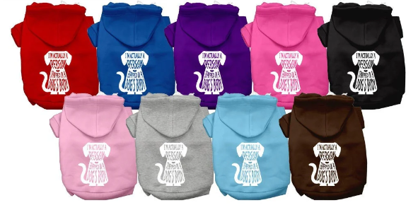 Trapped in a Dogs Body Hoodies for Dogs and Cats