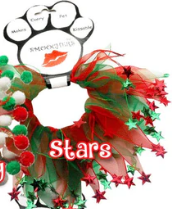 Festive Christmas Holiday 'Smoocher' Collar for Dogs and Cats