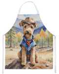 Lakeland Terrier - Welcome Cowboy Apron for Cooking, Baking and Crafts for Adult Women and Men - Unisex Large