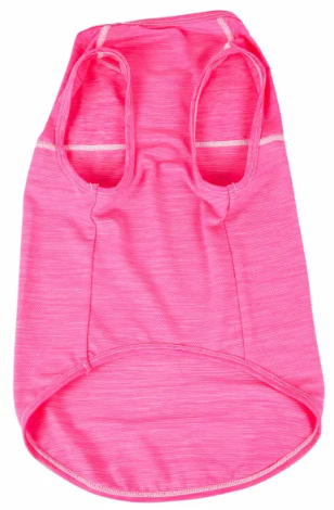 Pet Life - Active 'Aero-Pawlse' Heathered Quick-Dry And 4-Way Stretch Tank Top Shirt for Dogs