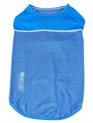 Pet Life - Active 'Aero-Pawlse' Heathered Quick-Dry And 4-Way Stretch Tank Top Shirt for Dogs