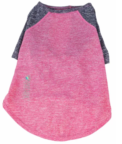 Pet Life - Active 'Hybreed' 4-Way Stretch Two-Toned Performance T-Shirt for Dogs