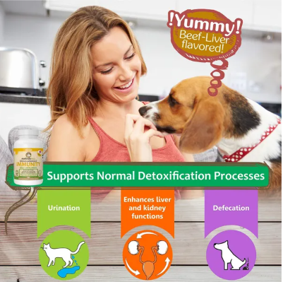 Immune Support and Allergy Relief with Vitamins Minerals Echinacea and Brewers Yeast for Dogs