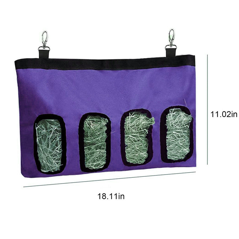 Hanging Hay Feeder Storage Bag For Guinea Pigs