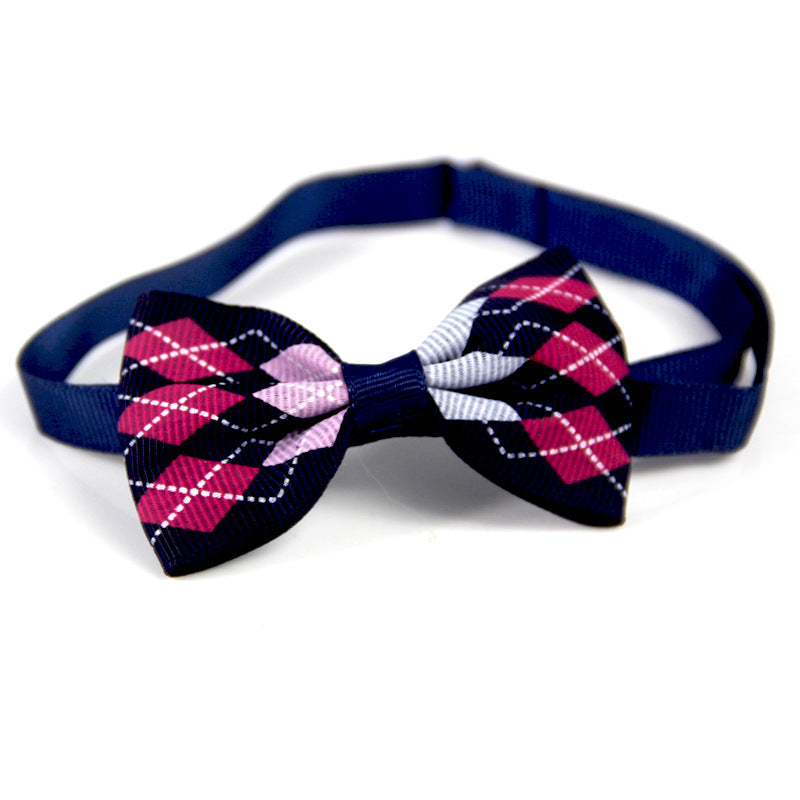 Fun Stylish Plaid Cats and Dogs Bow Ties