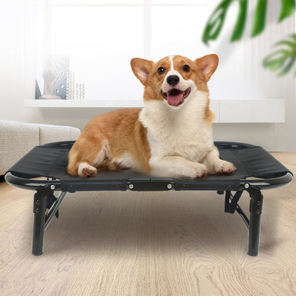 Traveling Foldable Raised Mesh Bed for Dogs