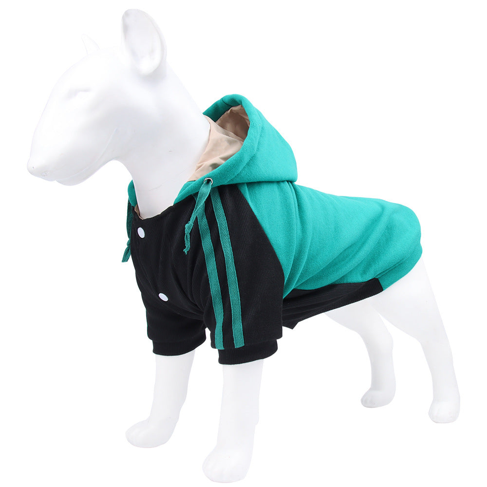 Sporty Warm Hoodie Sweater for Dogs and Cats