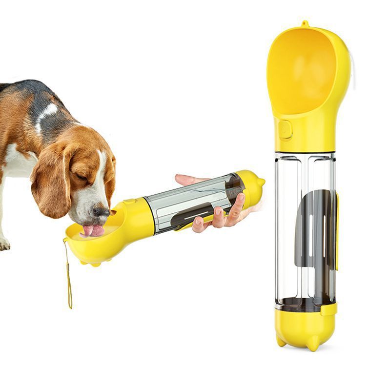 3 in 1 Multifunction Dog Water and Food Dispenser for Travel - 300ml and 500ml