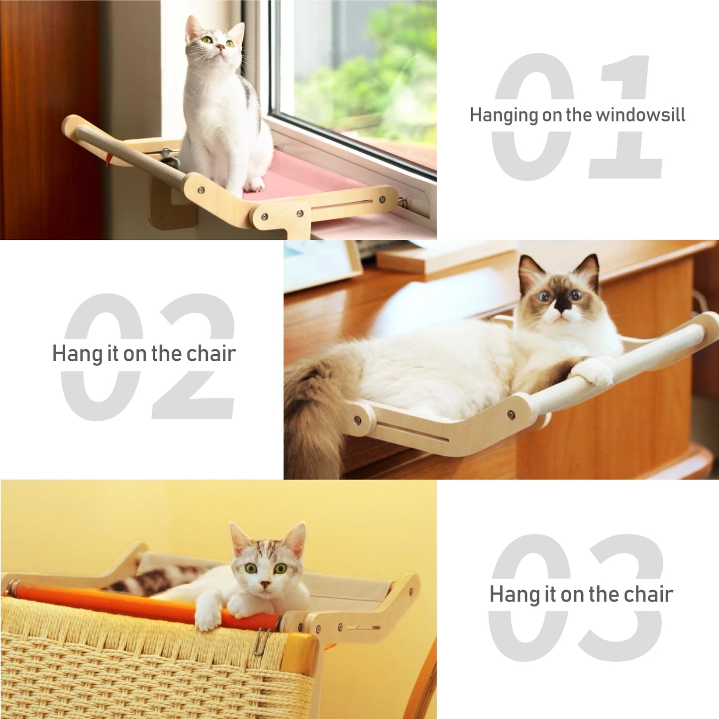 Classic Royal Chairs Window Perch for Cats