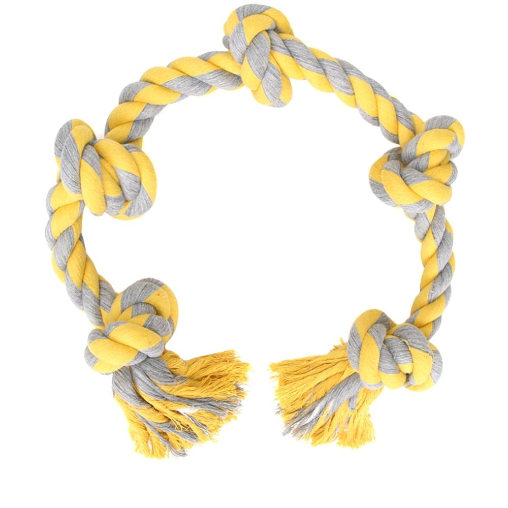 Teeth Grinding Cotton Rope Toy for Dogs